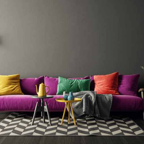 Cores para Sala Pequena Minimalista.